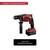 'Image of a red and black drill with a handle. Text: Suitable for rotary and hammer drills.'