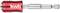 A red screwdriver bit with the inscription 'kwb GERMANY GMBH', suitable for drilling machines and cordless screwdrivers, shows a hexagonal drive.