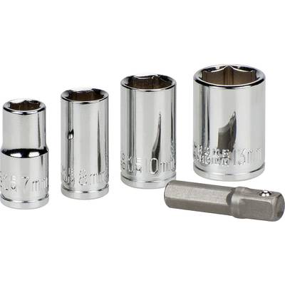 kwb 105000 Bits 7 mm, 8 mm, 10 mm, 13 mm Drive (screwdriver) 1/4" (6.3 mm) 5 pc(s)