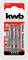 'Three PH3 screwdriver bits in plastic packaging. Length: 50 mm. Brand: kwb. Material: Industrially refined steel. High quality.'