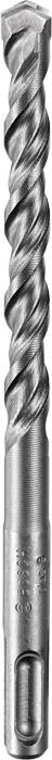 A metallic drill bit with spiral grooves, suitable for robust drilling work in various materials.