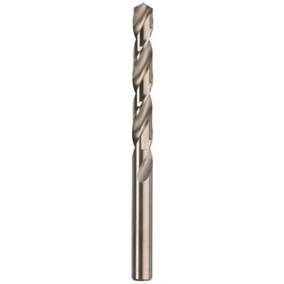 Metal drill bits with spiral cutting edges, gleaming, suitable for precise drilling in hard materials.