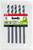 Drill Bit Set in Packaging, Brand KWB, 5 mm, Pack of 5. Features: 'Long Life', 'HSS M2', 'Hi-Nox', energy-saving, manufactured in P.R.C.