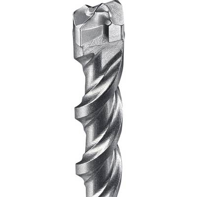Close-up of a drill bit with a spiral groove and sharp point, suitable for precise use in construction or craftsmanship.