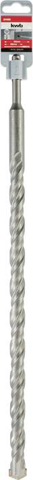 Silver drill bit with a twisted shaft for precise drilling in concrete, by the Milwaukee brand.