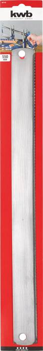 'KWB professional saw blade 450mm for fine sawing, suitable for woodworking. Packaging shows saw blade and application instructions.'