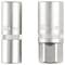 Two silver socket attachments, the left one '16mm', the right one '21mm', with engraved text 'CHROME VANADIUM'.
