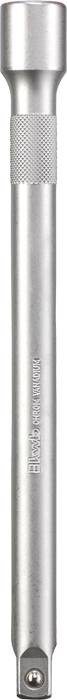 Metal tool, cylindrical, with a knurled handle and a threaded hole at the tip. Used for holding or turning components.