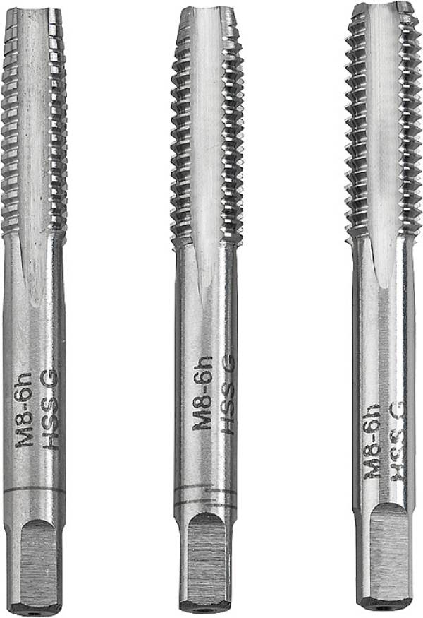 kwb 443312 Tap tool kit 3-piece M12 1.75 DIN 352 HSS 3 pc(s)