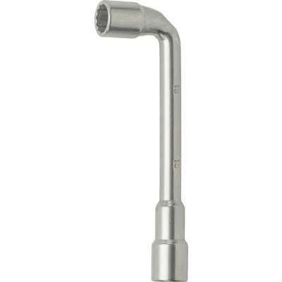 A metal Allen key with an angled end. Used for loosening and tightening screw connections in hard-to-reach places.