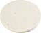 Round felt glider in beige, smooth and lightly textured, serves as a furniture pad to protect floors from scratches and noise.