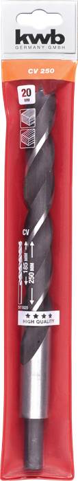 Drill with the inscription 'kwb CV 250', packaged in a red sleeve.