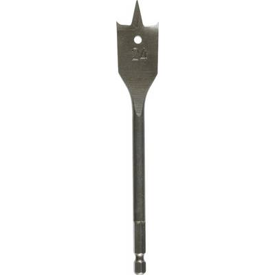Images of a steel auger bit with a tip width of 24 mm, used for drilling large holes in wood.