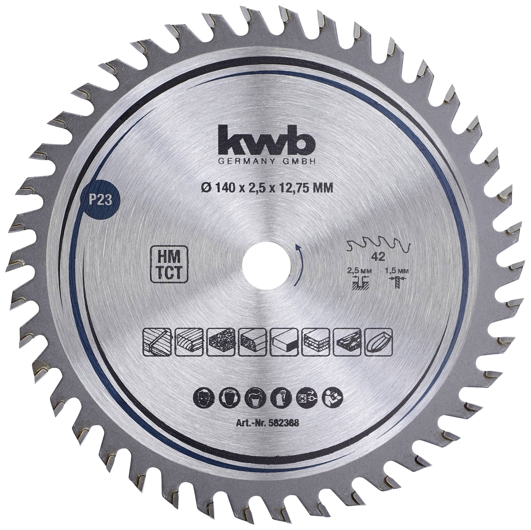 kwb 582368 Circular saw blade 140 x 12.75 mm 1 pc(s) | Conrad.com