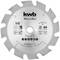 Circular saw blade by kwb Germany GmbH, 160 x 2.4 x 20 mm. Contains symbols for max. 11,900 rpm, cutting width and thickness.