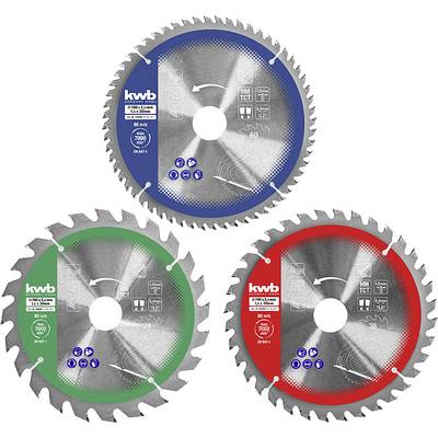 kwb 584695 Circular saw blade set 160 x 16 mm 1 pc(s)