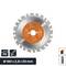 'Circular Saw Blade for Wood, Ø 180 x 2.8 x 30 mm, 30 Teeth, Made in Germany. Suitable for precise and fast cuts.'