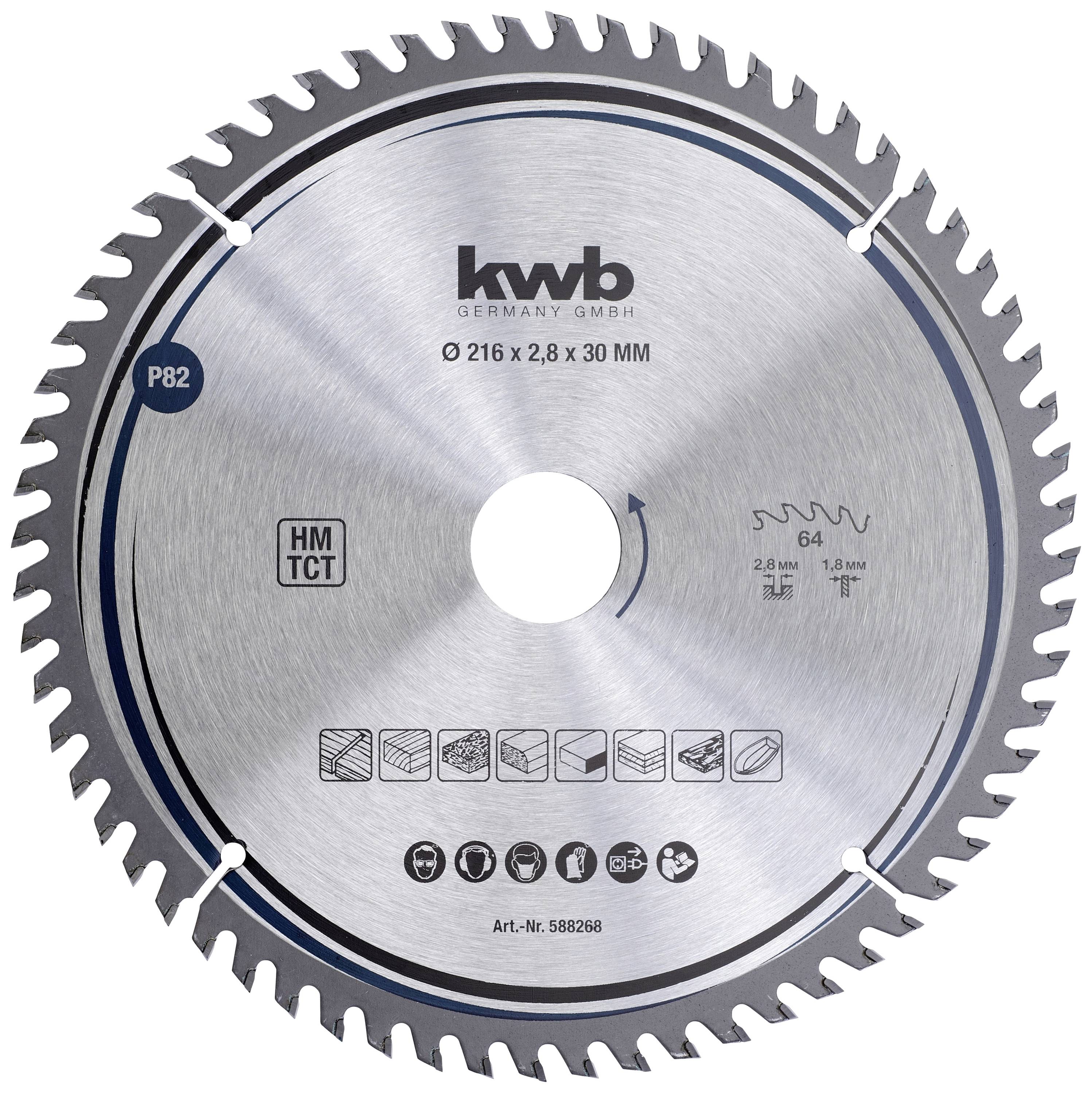 Buy kwb 588268 1 30 x 216 | saw pc(s) Circular mm blade Electronic Conrad