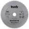 Circular saw blade, 250 mm diameter, 1.6 mm thickness. Suitable for wood, plastics and aluminium. 80 teeth, bore 30 mm.