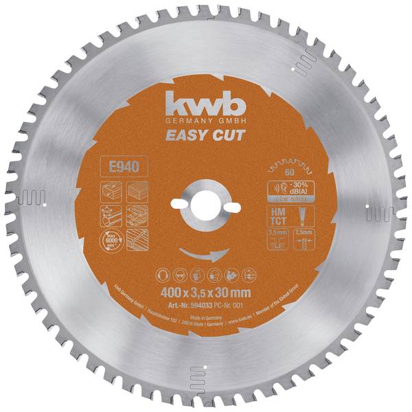 kwb  594033 Circular saw blade 400 x 30 mm  1 pc(s)