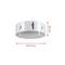 Hole saw with a diameter of 121 mm and a height of 38 mm.