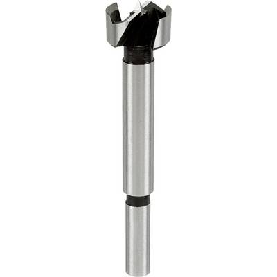 Metal drill with cylindrical shank and spiral cutting head, suitable for precision drilling in metals.