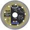Grinding disc with the inscription 'kwb AGGRESSO-FLEX GOLD-Line', diameter 125 mm, max. 12,200 rpm, for concrete and stone.