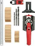Dowel professional – universal dowel and drill gauge with adjustable hole sizes