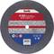 'KWB cutting disc for metal, diameter 355 mm, maximum speed 4,400 rpm, marked with safety symbols.'