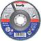 A grinding mop disc measuring 125 x 22.23 mm from KWB, suitable for 12,200 rpm. Markings: "CUT-FIX", "80 m/s".