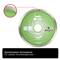 'Green tiling disc with closed cutting edge, diameter 110x22 mm, for precise cutting results.'
