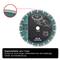 Round cutting disc; labelling explains segment height of 7 mm and emphasises durability with high cutting performance.