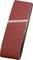 A sanding belt with a red abrasive surface and light-coloured connecting strips. It is used in grinding machines for surface treatment.