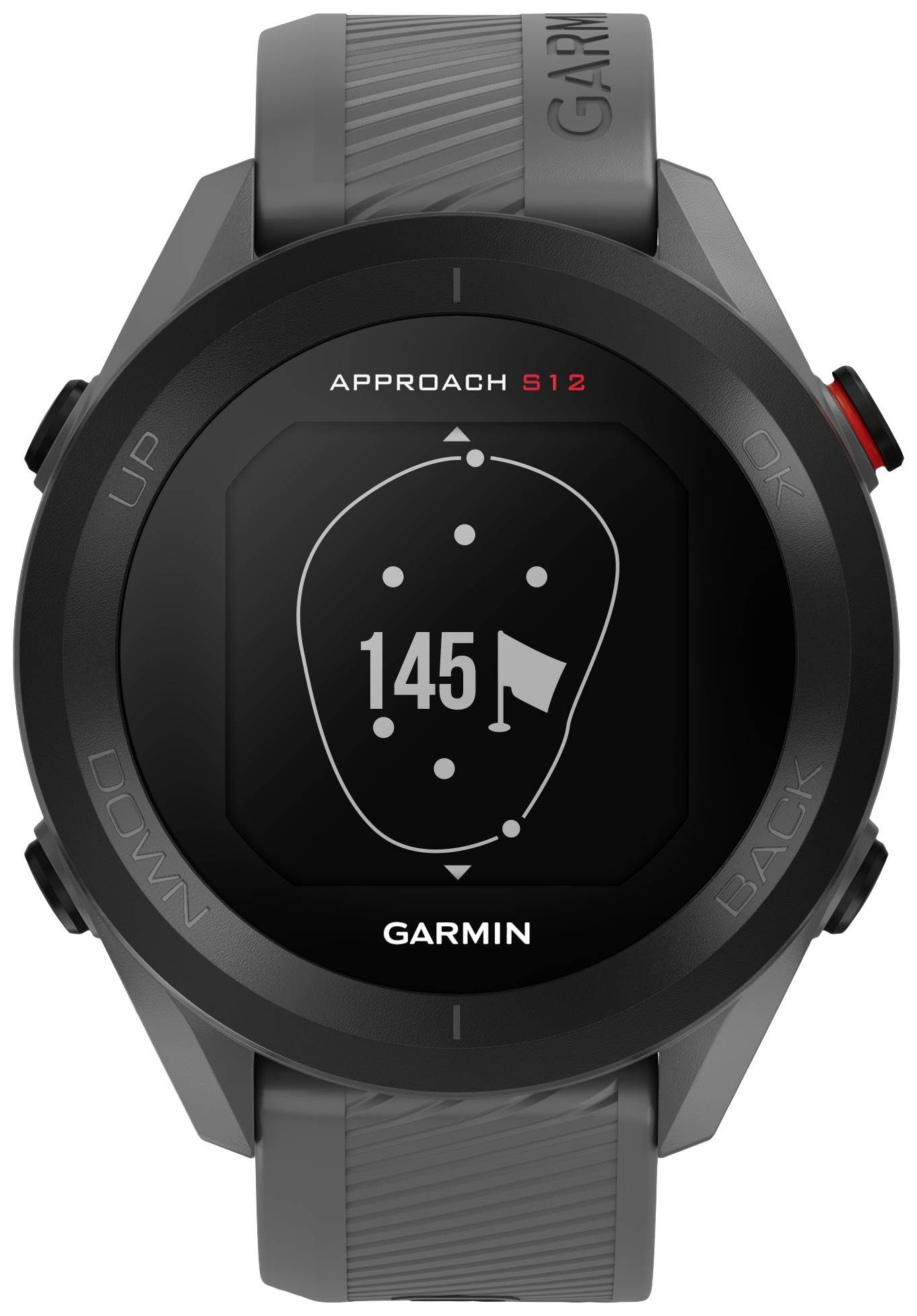 Garmin Approach S12 GPS golf watch 23 mm Uni Slate grey