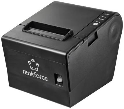Renkforce RF-TPP3-01 Thermal transfer printer Direct thermal 203 x 203 dpi Max. label width: 80 mm USB, RS-232, LAN