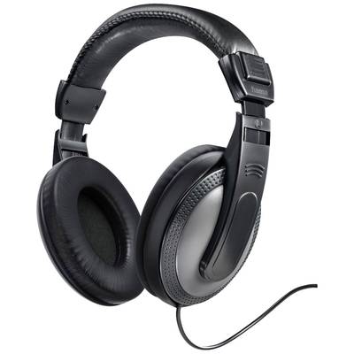 Hama TV Over-ear headphones Corded (1075100) Stereo Black