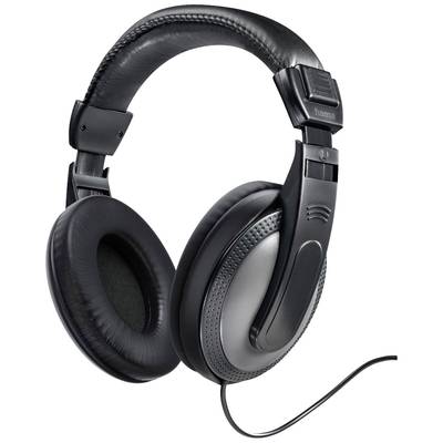 Image of Hama TV Over-ear headphones Corded (1075100) Stereo Black