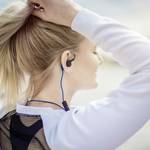 Hama Freedom Athletics Hi-Fi In-ear headphones Bluetooth® (1075101) Stereo Black/blue
