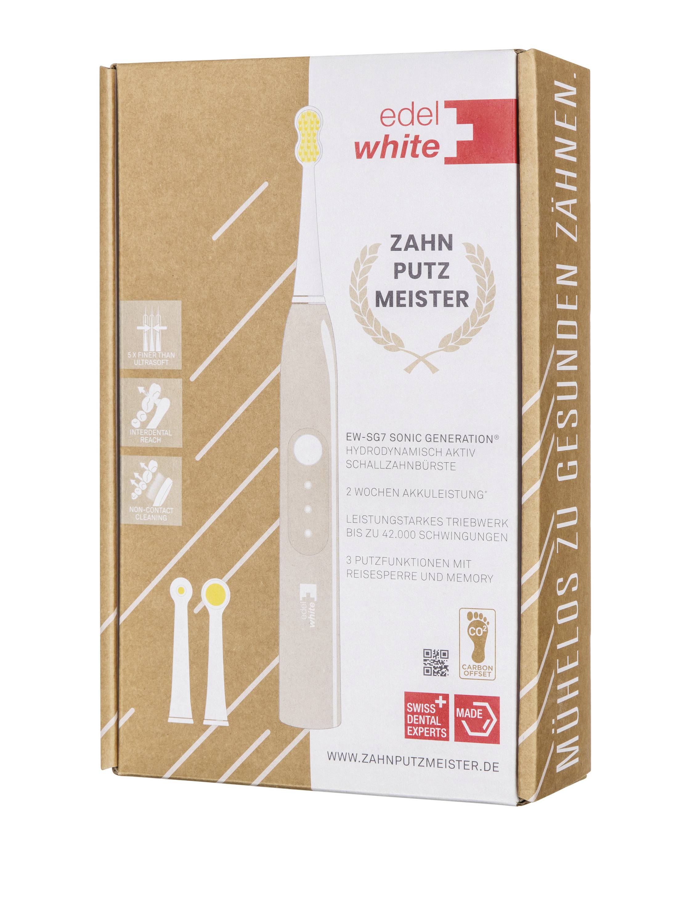 edel + white Zahnputzmeister.com EW-SG7 Electric toothbrush Sonic toothbrush Grey-3