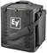 Black transport bag with padded shoulder strap and a white 'EV' logo on the front.