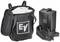 A black bag with an 'EV' logo on the left, beside a rectangular black device with an 'EV' logo and attachment mechanism.