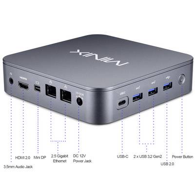 Minix Mini PC NEO J51-C8 MAX Intel® Celeron® N5105 2.9 GHz 8 GB RAM 512 GB SSD Intel Win 11 Pro NEO J51-C8 Max-5