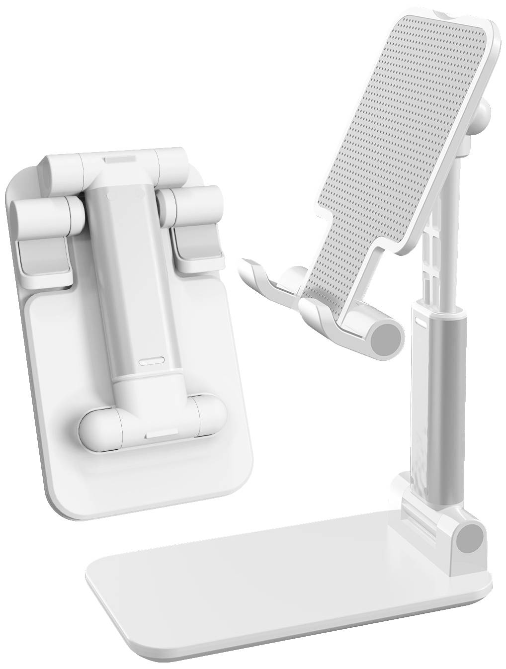 Image of Mobile phone stand White Compatible with (mobile phone): Smartphone, Tablet