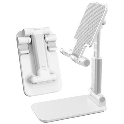Image of Mobile phone stand White Compatible with (mobile phone): Smartphone, Tablet