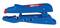 Blue cable stripper by KS Tools with ergonomic handle, suitable for precise stripping of electrical cables.