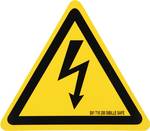Warning sign-hybrid-flash, plastic, 200 mm