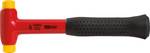 Soft-face hammer with protective insulation, head Ø 25mm