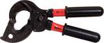 Ratchet cable shears with protective insulation, 400 mm