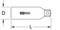 Figure of a KS Tools extension adapter. The dimensions are marked with 'D' for diameter and 'L' for length.