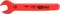 A red isolated adjustable spanner with '13' inscription, suitable for work up to 1000 V, brand 'KS Tools', standard 'EN 60900'.